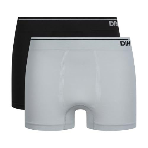 Dim Bóxer Unno sin costuras algodón Hombre x2, Multicolor, XL