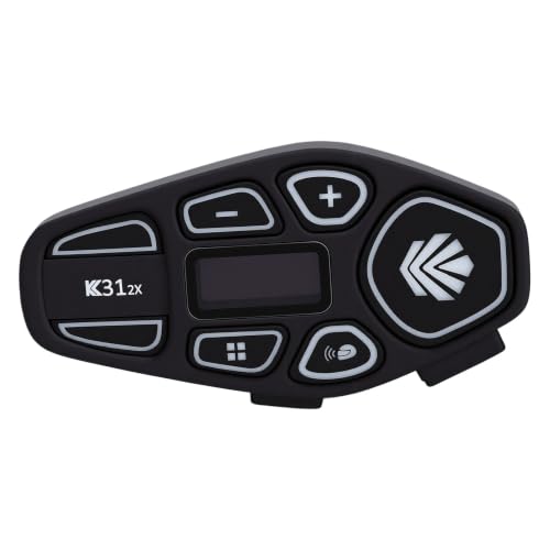 Auriculares para casco de motocicleta Bluetooth 6.0 impermeables IPX6 con luz RGB Cocoarm