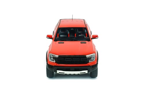 Modelo Ford Ranger Raptor 2024 1:18 Naranja miniatura 3