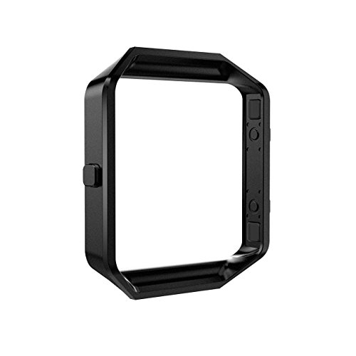 Correa compatible Fitbit Blaze silicona negra talla pequeña miniatura 4