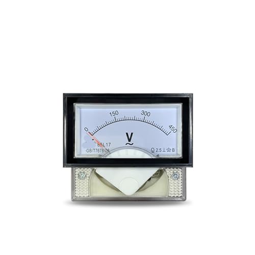 Voltmètre AC 20V aiguille 85L17 cadre noir mesure circuit