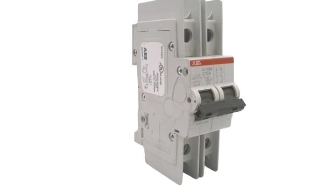 ABB SU202M-C10 Miniature Circuit Breaker, 2P, 10A