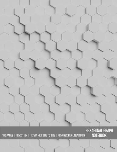 Hexagonal Graph Notebook: Organic Chemistry and Biochemistry Notebook, 8.5x11