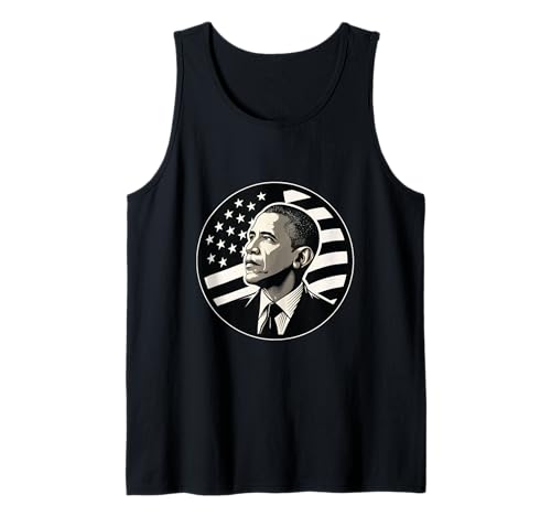Arte tributo a Barack Obama Camiseta sin Mangas