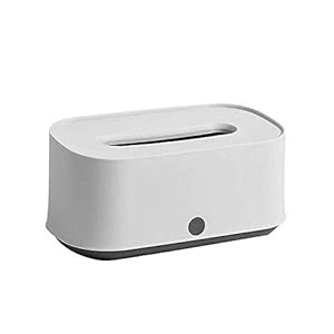 HLY Bagno, Multifunzione Supporti di tessuto, Stile nordico Creativo di Plastica Tessuto Box Cover, Bagno Telefono Storage Mensola, Home Office Car Pp Pavimento-Montato/Bianco