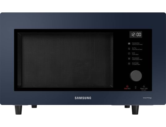 Samsung MC32DB7746KDE1 - Microonde Bespoke con grill e aria calda, 32 l, 900 W, Smart Control, AirFry, Power Defrost, Healty Steam, Clean Navy