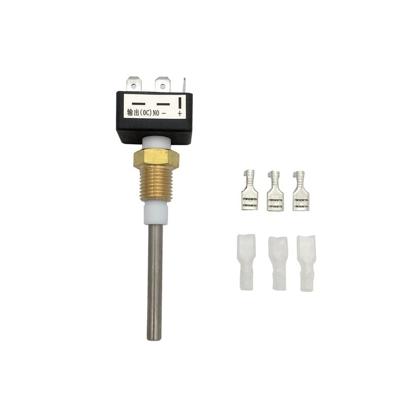 ALLZZY Grupo electrógeno Sensor de nivel de tanque de agua Sensor de alarma Sensor de nivel de líquido M14 * 1.5 1/4NPT 1/2NPT Pieza de grupo electrógeno opcional (Color : 1-4NPT NO)