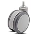 Stem Caster,Swivel,4" Wheel Dia.