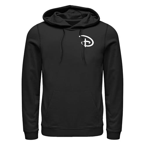 Mens Disney Pocket Hit Pull Over Hoodie - Black - X Large