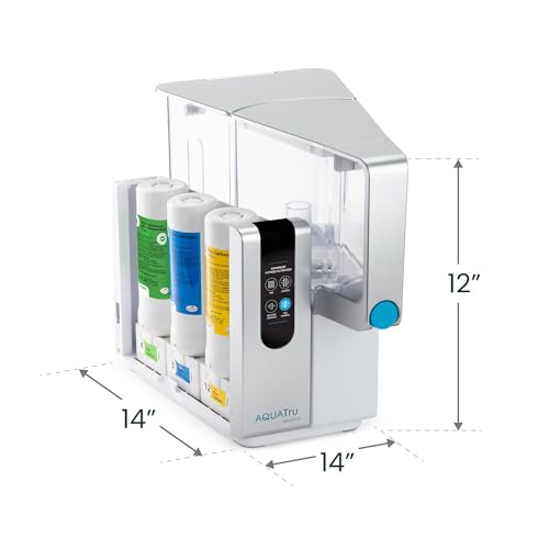 AquaTru filtered water pouring