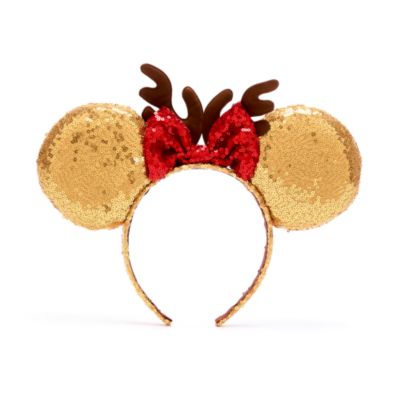 Diadema de orejas festivas de Minnie Mouse para niños