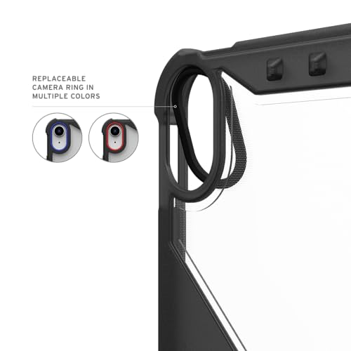Image of URBAN ARMOR GEAR UAG Designed for iPad A16 Case 11 inch 11th Gen 2025, 10.9 inch 10th Gen 2022 (A3354 A3355) Plyo LT - Armor Shell Folio Cover with Adjustable Kickstand & Pencil Holder, Ice /Black