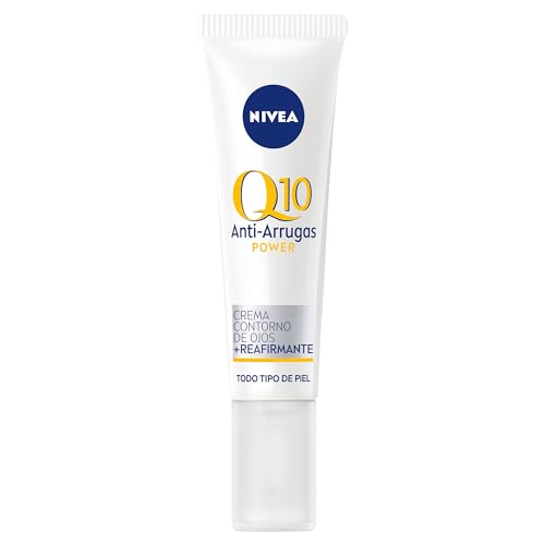 Cremas Y Tratamientos, Drugstore NIVEA Crema Reafirmante para el Contorno de Ojos Q10 (15 ml) - Tratamiento Antiarrugas, Estimula la Generación de Colágeno y Reduce las Líneas de Expresión...