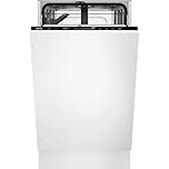 AEG 7000 Series Integrated Dishwasher FSB73427Z, 9 settings, 45cm, Airdry and SatelliteClean Technology, Delay Start, Built-In Dishwasher, Adjustable Upper Basket, dB44, 818x446x550mm, White, Class D