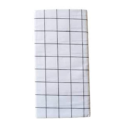 Ragini Mens Cotton Printed White Lungi for stylish and comfortable wear (2mtrs 100 Percent Cotton Pack of 2), free size