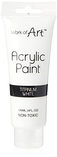 Work of Art 120ml Acrylic Paint - White 6721