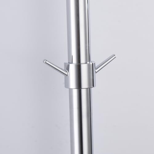 Amosfun Duschstange Handtuchhaken Duschstange Haken für Handtuchhaken Bademantel und Luffa, galvanisch beschichtet