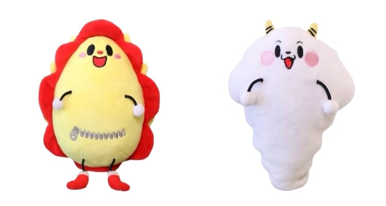 【新品未開封】サンサンキッズTV ぬいぐるみ サンサン くもりん セット Amazon.co.jp: サンサンキッズTV サンサン くもりん ぬいぐるみ2体