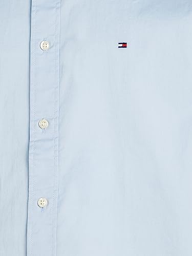 Tommy Hilfiger Herren Hemd Core Flex Langarm, Blau (Calm Blue), XS – Ansicht 4