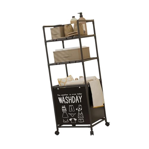 Trieur de linge extensible et panier à linge à roulettes pliable - 2