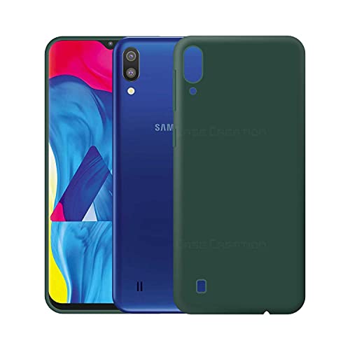 Image of Case Creation Luxurious OG Series for Samsung M10 Case Cover,Anti-Dirty Slim Case Frosted Matte Cute Candy TPU Raised Bezel (Splash of Color) Back Cover for Samsung Galaxy M10 -Wine Green