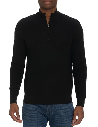 Robert Graham Men's 1/4-zip Long-Sleeve Sweater