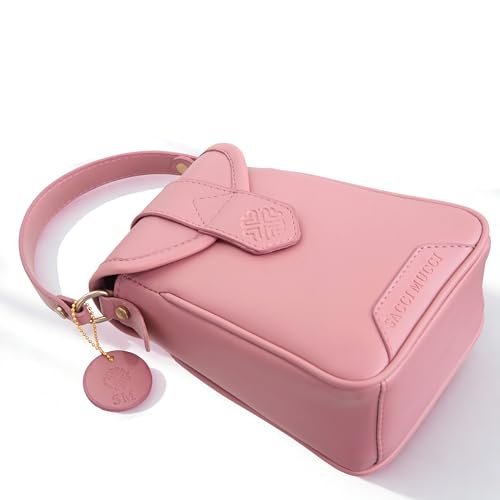 Image of SACCI MUCCI Women's Small Handbag /Cross-Body Phone Bag - Stylish PU Leather Mobile Purse with Adjustable Strap