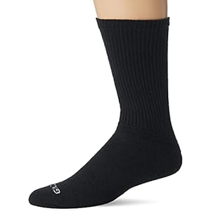 Gildan Men’s Stretch Cotton Crew Socks, 12-pack