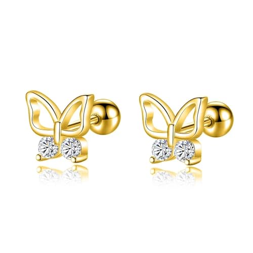 Boucles d'oreilles papillon femme au raffinement absolu de mariage