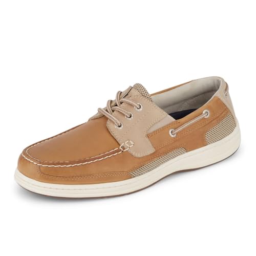 Dockers Men's Beacon Boat Shoe, Tan/Taupe, 10 Wide