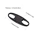 6PCS Reißverschluss Clips Anti Diebstahl Kleine Reißverschluss Zieher Geldbörse Locks für Handtaschen, Ersatz Reißverschluss Pull (3Schwarz+3Silber) YIGUANXIN