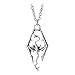 Zonster Neues Spiel Drachen Elder Scrolls V Skyrim-AnhäNger-Halskette Choker MäNner Halsketten-Kette