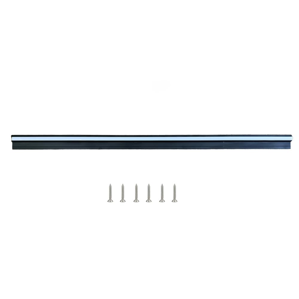 NORLYT Wall Mount Rail Table Hanging Track 900mm for Campervan Motorhome Caravan Conversions (Black)