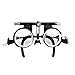 NICHOY Optic Eye Optometry Test Trial Lenses Frame,Adjustable Trial Frame,Pure Titanium Material, Adjustable Interpupillary Distance,Temple Length Adjustable(Color:Black,Size:PD 50-80)