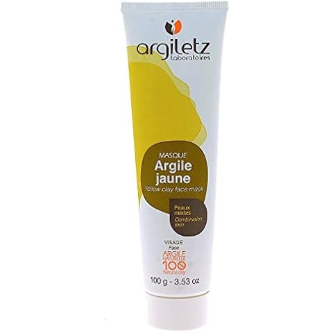 Argiletz yellow clay mask for combination skin 100g / 3.53 fl.oz. 100% sourced and produced in France. Finest grade of clay. Cover