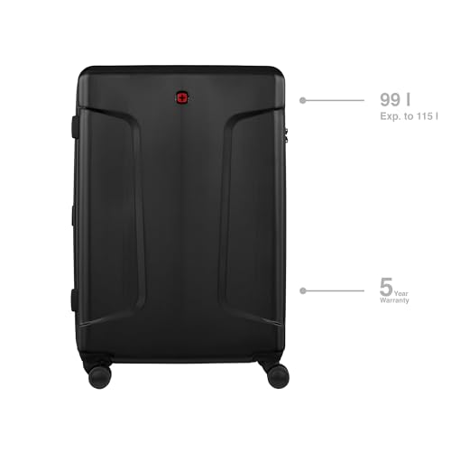 Image of WENGER Legacy - DC Large Hardside Case, Black, 99 Liters, Swiss Designed-Blend of Style & Function, 610867