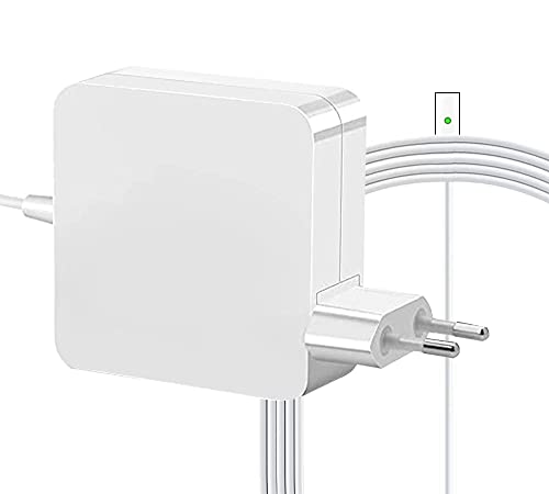 【Caricatore universale】: il nostro caricabatterie da 60 W è completamente compatibile con Mac e Mac Pro da 13 pollici. Il laptop assorbe solo la potenza di cui ha bisogno e non danneggia il laptop. Alimentatore magnetico da 60 W. Ingresso: 100-240 V, 50-60 H60. Uscita: 16,5 V 3,65 A