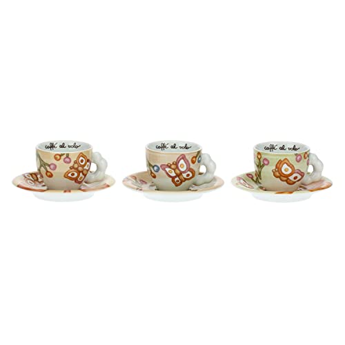 DIMENSIONE: Ø 6,5 cm; 5 cm h; 12 cm piattino