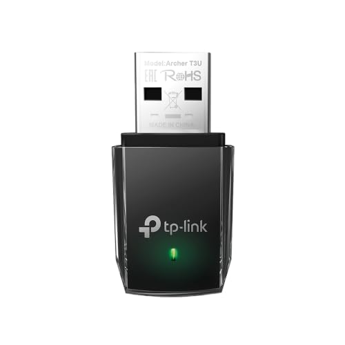 Image of TP-Link AC1300 - USB 3.0 WiFi Adapter | 2.4G /5G Dual Band Wireless Network Adapter for PC Desktop | MU-MIMO WiFi Dongle | Supports Windows 10, 8.1, 8, 7, XP /Mac OS X 10.9-10.13 (Archer T3U)