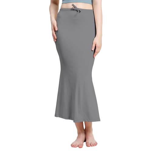 Image of Amazon Brand - Anarva Women Cotton Blended Saree Shapewear Regular Petticoat Skirt For Saree