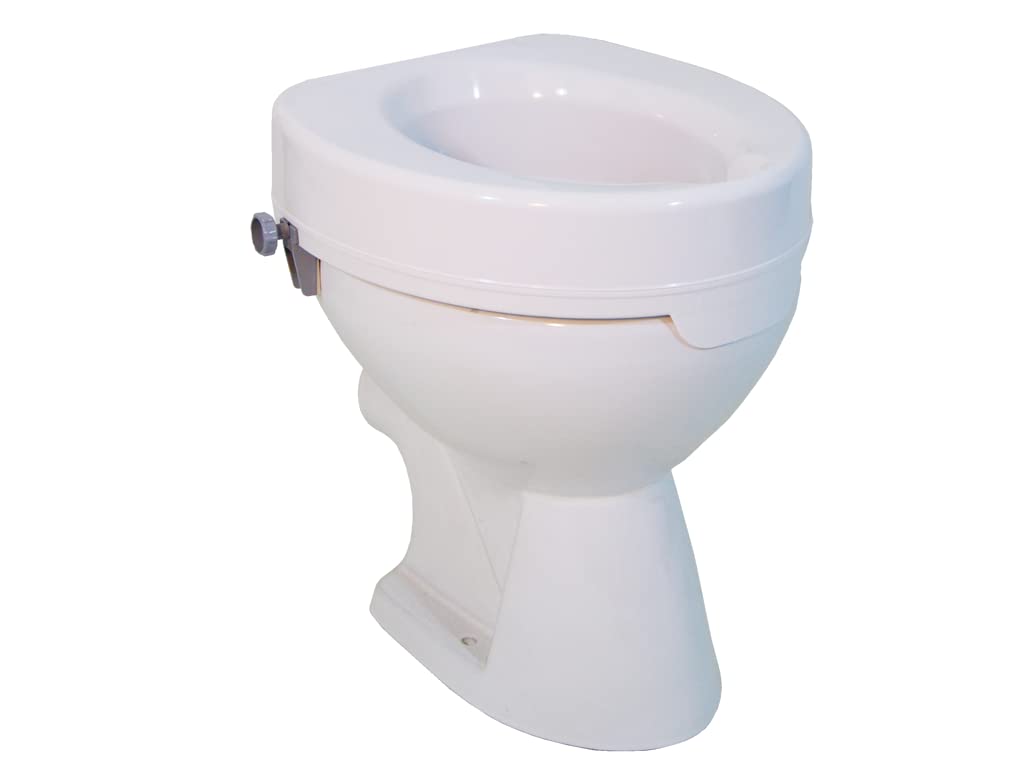 Drive Devilbiss 4-Inch Raised Toilet Seat Without Lid, White
