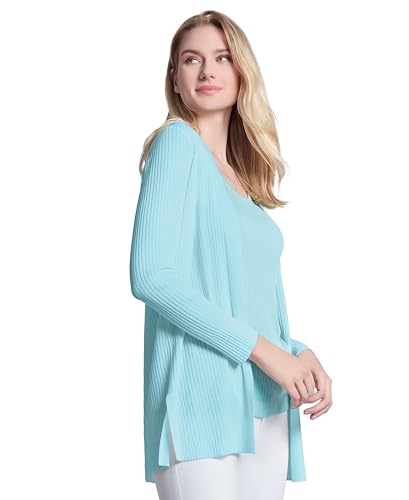 Image of Jones New York Women's Long Sleeve Cardigan with Side Slits