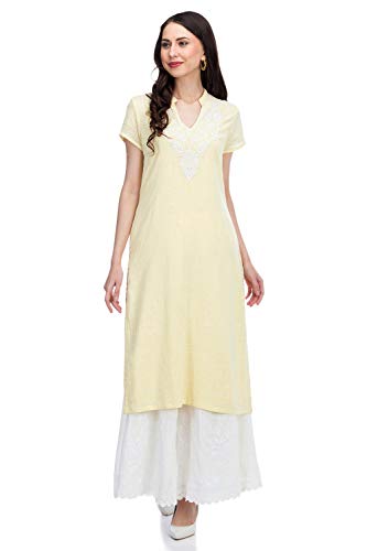 Image of BIBA Women's Embroidered Regular Kurta