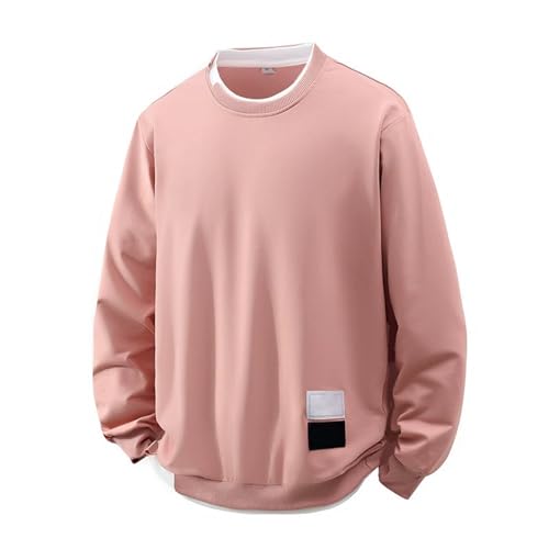 Sweat-shirt pour homme confort haut pull d'extérieur doux manches longues