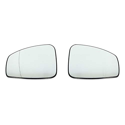 BAWAQAF para Renault Megane III Coupe Grandtour Hatchback 2008 963660005R 963650005R Auto Convexo Izquierda Derecha Espejo retrovisor con calefacción Cover
