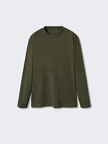 Image of London Crew Round Neck Full Sleeve Regular Fit Casual Cotton Plain Solid Tshirt for Men Full-Solid-23