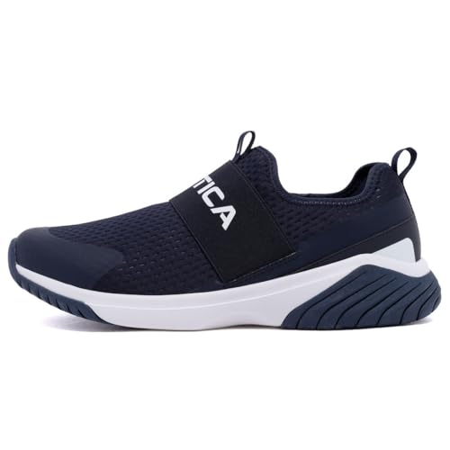 Image of Nautica Men's Slip-On Sneakers - Casual Fashion Shoes for Walking, in Medium & Wide Widths