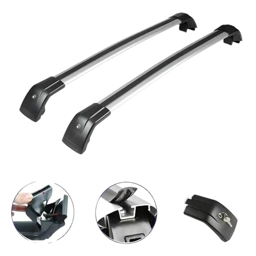 Barres transversales SHANSHAN en alu noir et argent pour Tucson
