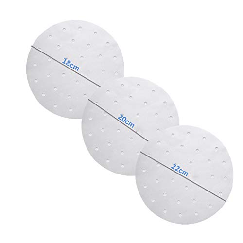 100pcs 7/8/9 Inch Air Fryer Liners perfurado antiaderentes fritadeira Air acessórios Cozinhar Mat Va