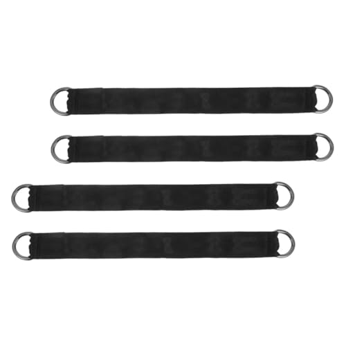 INOOMP 4 Pcs Heavy Duty Nylon Tree Swing Hanging Straps for Outdoor Swings Hammocks Gym Equipment Durable Easy Installation Versatile for Tree Branches and Pullup Bars